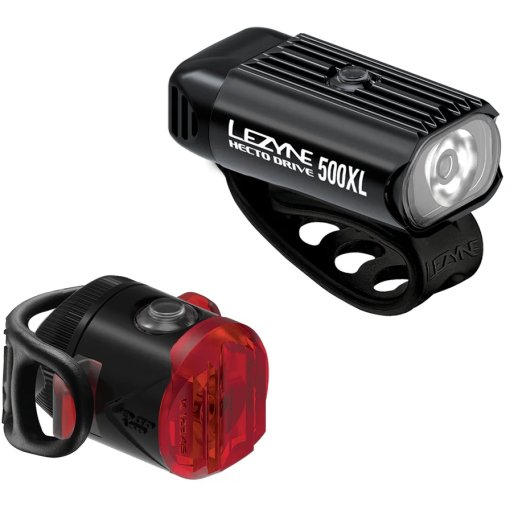 Photo produit de Lezyne Kit Éclairage - Hecto Drive 500 XL | Femto USB-C - noir/noir