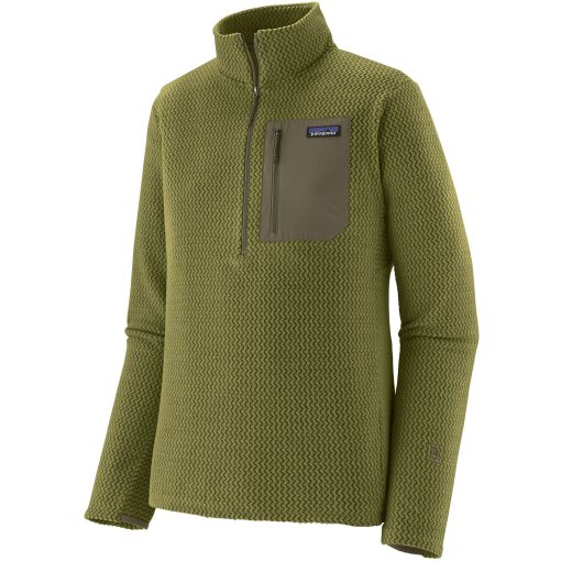 Zdjęcie: Patagonia R1 Air Zip Neck Bluzy dla mężczyzn - Caper Green