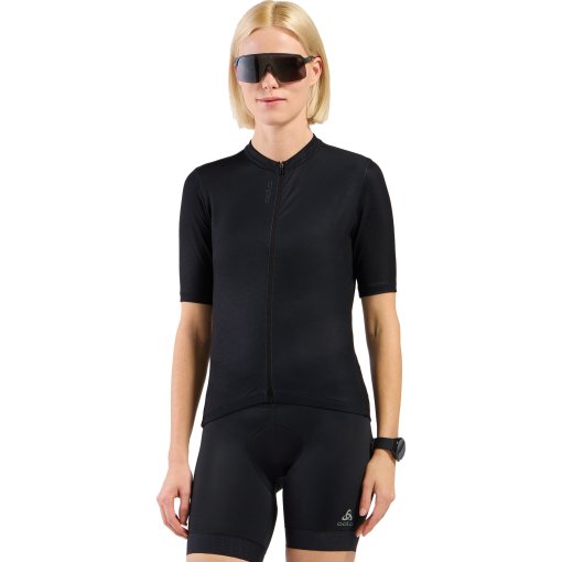 Immagine prodotto da Odlo Maglia da Ciclismo a Zip Intera Donna - Essentials - nero