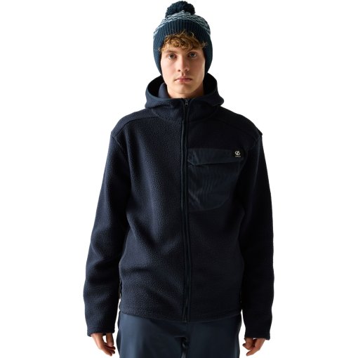 Produktbild von Dare 2b Firn Hooded Borg Fleecejacke Herren - 540 Navy