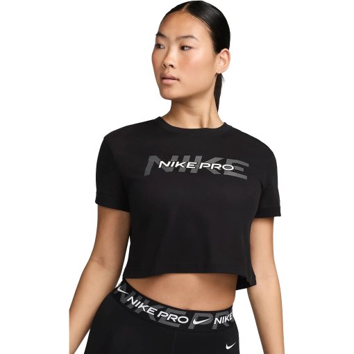 Foto de Nike Pro Camiseta de manga corta para mujer - negro HF0762-010