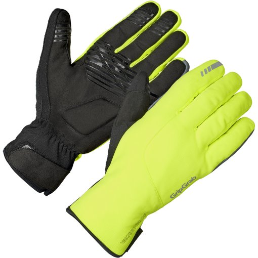 Foto de GripGrab Guantes Impermeables - Polaris 2 - Yellow hi-vis