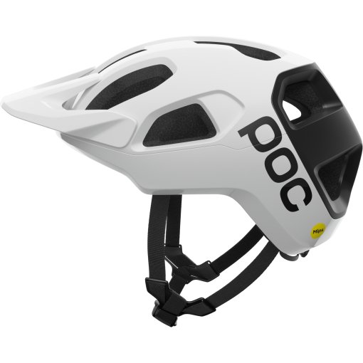 Photo produit de POC Cularis MIPS Casque - 8878 Hydrogen White/Uranium Black Matt with Logo