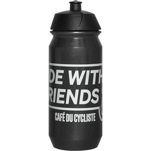 Produktbild von Café du Cycliste Ride With Friends Trinkflasche 500ml - transparent/black