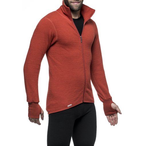 Woolpower Full Zip Jacket 400 Unisex - autumn red | BIKE24