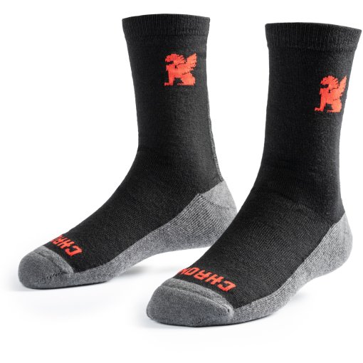 Billede af CHROME Merino-sokker med reflekterende detaljer - Black