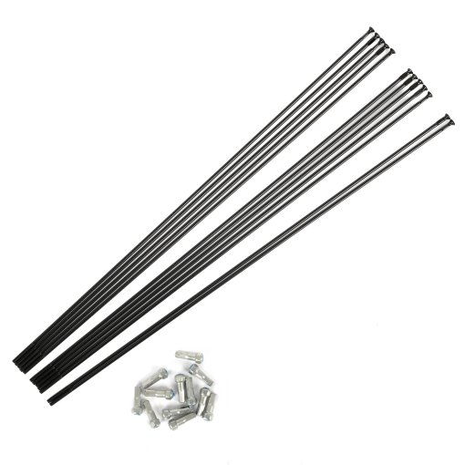 Picture of Mavic Spokes 265mm for Crossride Disc + Crossride FTS-X 26&quot; 2016 Rear Wheels - Drive Side (12 Pieces) - V2383901 - black