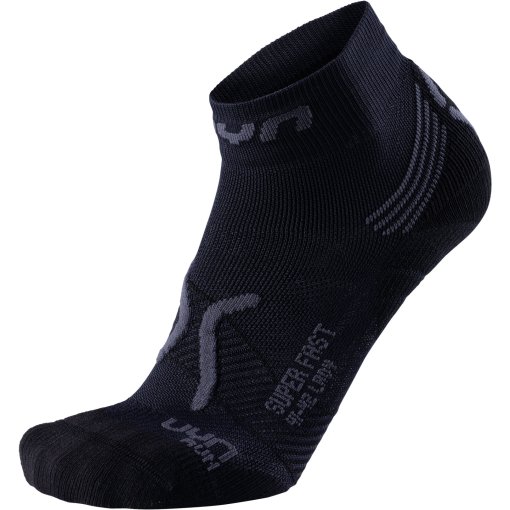 Foto de UYN Calcetines Mujer - Super Fast Running - Black/Anthracite