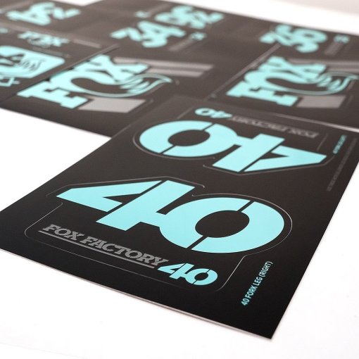 Immagine prodotto da FOX Decal Kit 2019 AM Heritage for Suspension Fork and Rear Shock - Mint