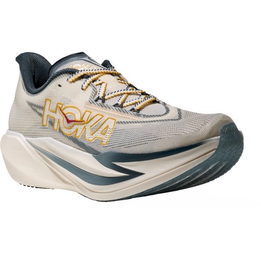Photo produit de Hoka Cielo X 1 3.0 Chaussures running unisexes - alabaster / yellow gold