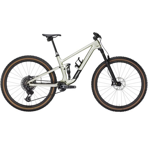 Photo produit de Trek VTT Carbone - Top Fuel 9.9 X0 AXS Gen 4 - 2025 - 27.5&quot; - Lunar Silver