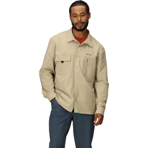 Foto de Marmot Camisa de Manga Larga Hombre - AirExchange SolarShield - chinchilla