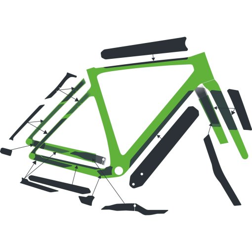 Immagine prodotto da Syncros Frame Protection Kit for Scott Addict Gravel - Clear Gloss