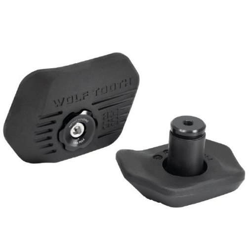 Productfoto van Wolf Tooth Locked-In einddoppen voor het stuur - zwart