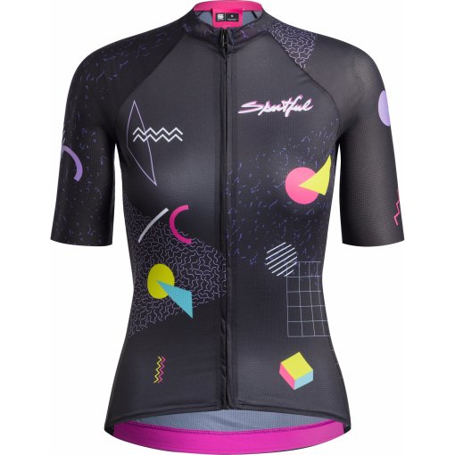 Picture of Sportful Heritage Jersey Woman - 002 Black