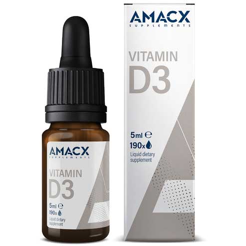 Zdjęcie: Amacx Vitamin D3 - Suplement diety - 5ml