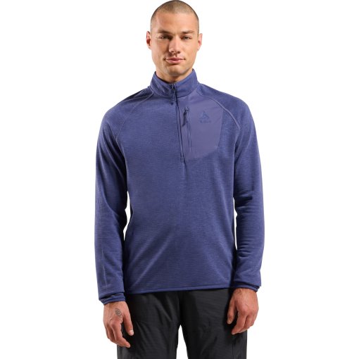 Foto de Odlo Mid Layer Hombre - Ascent Half-Zip - skipper blue