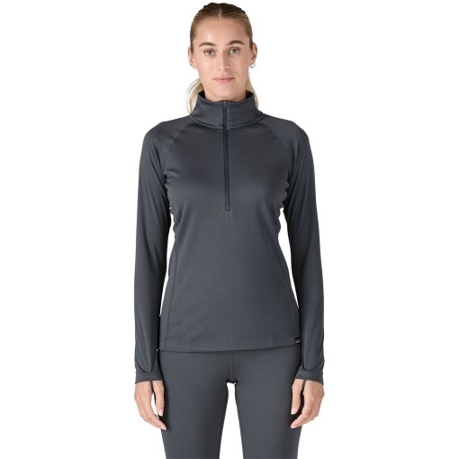 Foto de Patagonia Camiseta Manga Larga Mujer - Capilene Midweight Zip Neck - Smolder Blue