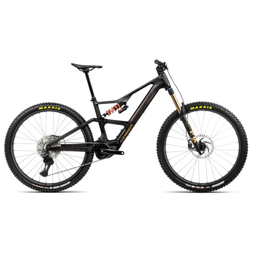 Picture of Orbea RISE LT M-TEAM - XTR - Electric Mountain Bike - 2026 - Cosmic Carbon - Golden Sand (gloss)