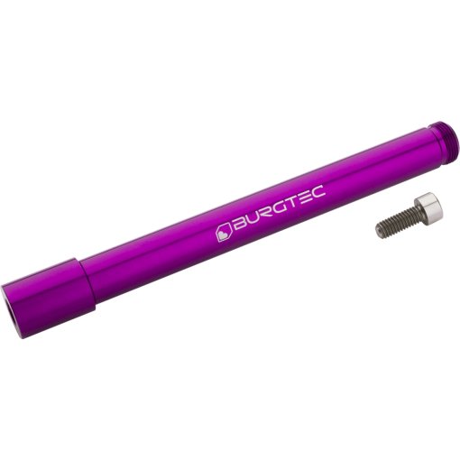 Foto de Burgtec Eje Pasante - delante | 15x110mm Boost | 134mm | para Öhlins RXF36/38 - purple rain