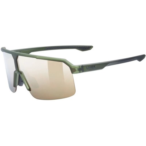 Produktbild von Uvex ramp Fahrrad-Brille - olive matt/mirror gold