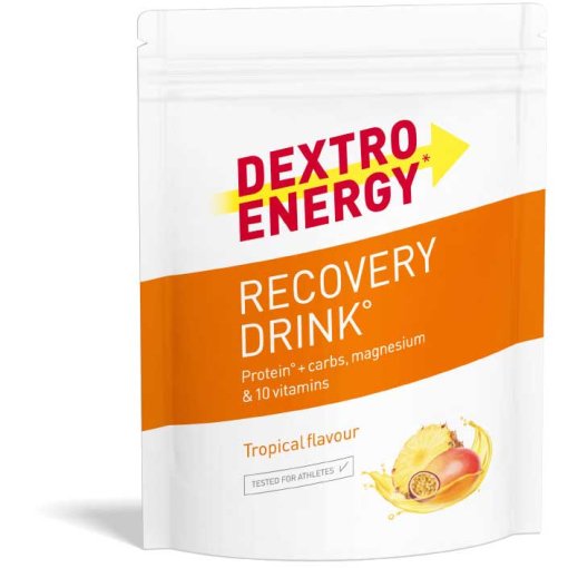 Produktbild von Dextro Energy* Recovery Drink° Tropical - Kohlenhydrat-Protein-Getränkepulver - 935g