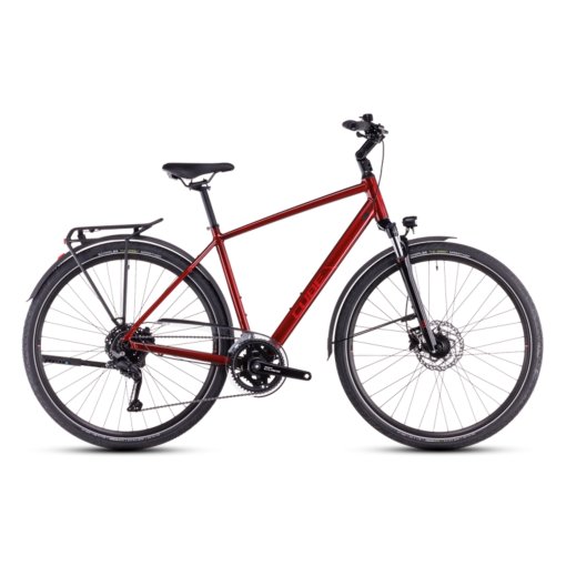 Photo produit de CUBE TOURING Pro - VTC - 2025 - maroon / pearl