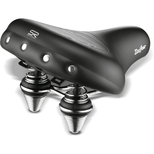 Selle Royal Cruiser XL Sella Gel 266x277 Mm - Acciaio Nero, Comoda Per Bici Da Passeggio