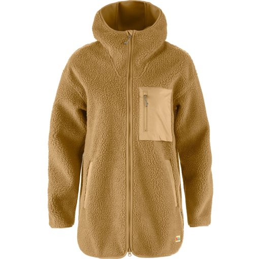 Foto de Fjällräven Vardag Pile Fleece Long Chaqueta Mujer - buckwheat brown