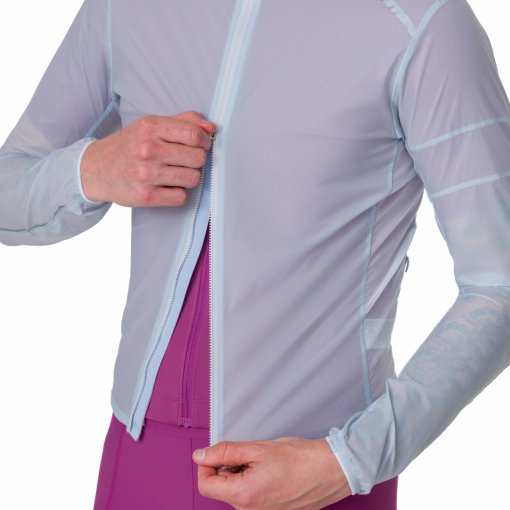 Rapha Brevet E. Wind Jacket Men - arctic ice/silver reflective