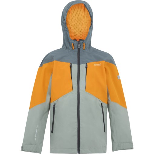 Foto de Regatta Chaqueta Niños - Highton Stretch VI - Glacier/Bright Marigold/Stormy Weather 0D3