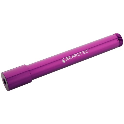 Photo produit de Burgtec Axe Traversant - avant | 20x110mm Boost | 141mm | pour Öhlins DH38 - purple rain