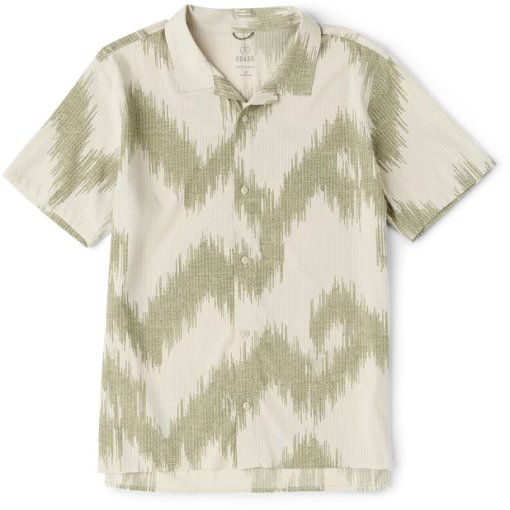 Picture of Roark Bless Up Trail Button Up Short Sleeve Shirt Men - sand