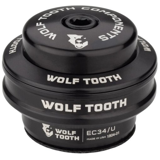 Photo produit de Wolf Tooth Jeu de Direction - Performance - Partie Supérieure | 1 1/8&quot; | EC34/28.6 - noir