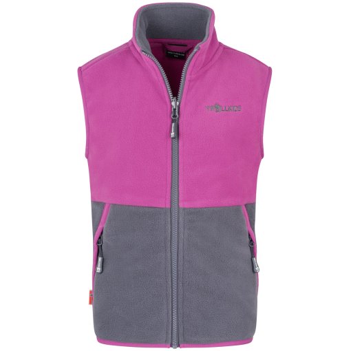 Productfoto van Trollkids Kjerag Vest Kinderen - Fresh Berry/Graphite