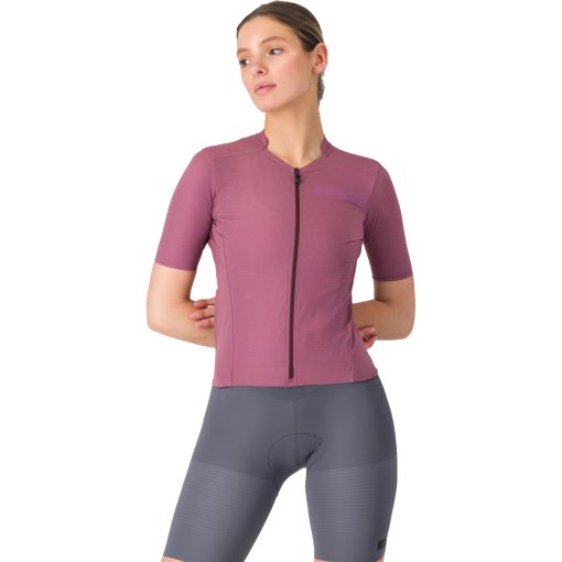 Photo produit de Castelli Maillot Manches Courtes Femme - Premio Evo - deep purple 529