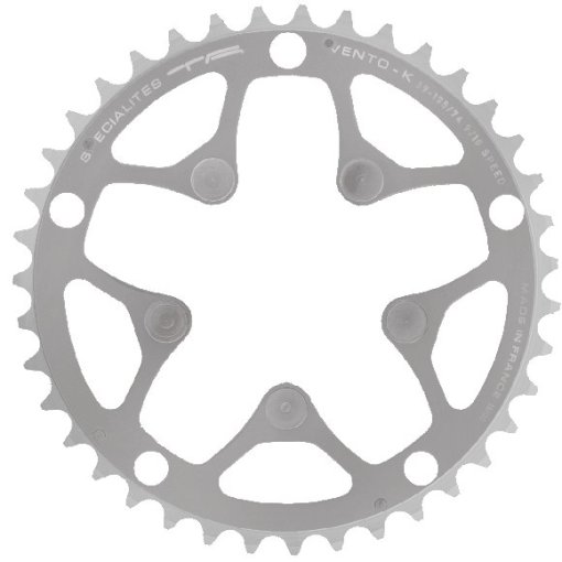 Immagine prodotto da TA Specialites Vento-K Adapter Chainring for Campagnolo 9/10-speed - silver