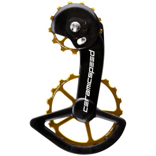 Immagine prodotto da CeramicSpeed Sistema di Pulegge Cambio - OSPW X - Cuscinetti Rivestiti | per Shimano GRX (RX820) - oro