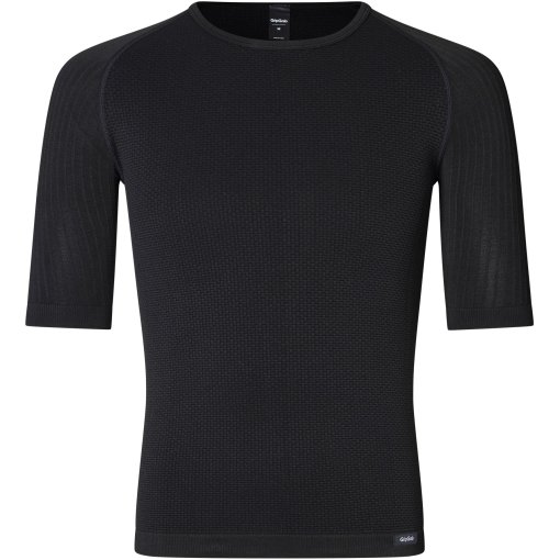 Foto de GripGrab PACR Spring-Autumn Seamless Camiseta interior de manga corta para hombres - Black