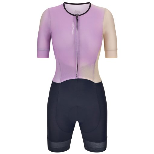 Immagine prodotto da Santini Tuta Ciclismo Donna - Leaf Trisuit 5T774LIMGLEAF - lilla
