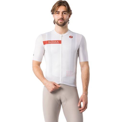 Photo produit de Castelli Giro d&#039;Italia #Giro109 Rome Maillot à manches courtes pour hommes - chalk/red ochre 163
