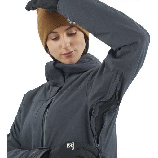 Salomon Stance Cargo Jacket Women - ebony | BIKE24