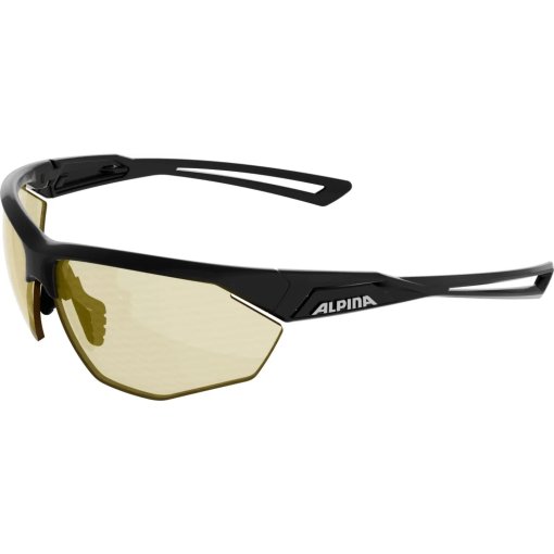 Photo produit de Alpina Nylos HR Lunettes - black matt/yellow