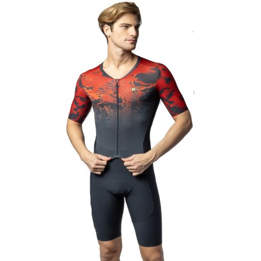 Foto de Alé Mono Ciclismo de Manga Corta Hombre - PR.E Hive 2.0 - rojo