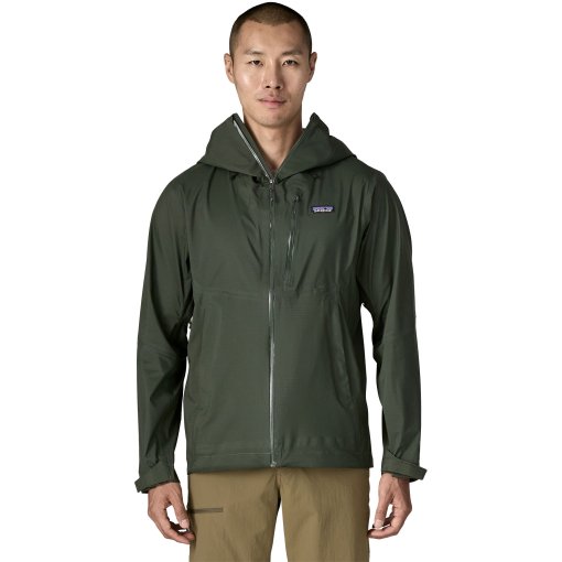 Foto de Patagonia Chaqueta Impermeable Hombre - Granite Crest - Old Growth Green