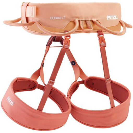 Photo produit de Petzl Baudrier Escalade Femme - Corax LT - coral sand