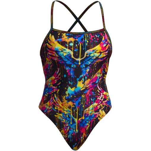Photo produit de Funkita Strapped In Eco Maillot de bain une pièce pour femmes - Killer Cupid