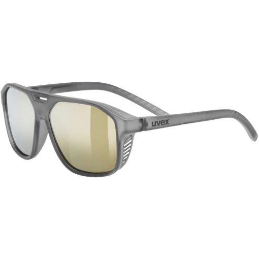 Kuva tuotteesta Uvex Cosmic Aurinkolasit lapsi - smoke matt/mirror gold