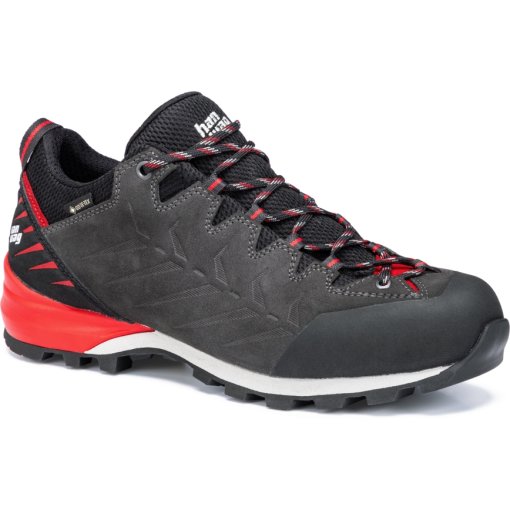 Foto de Hanwag Zapatillas de Aproximación Hombre - Makra Pro Low GTX - Asphalt/Rojo