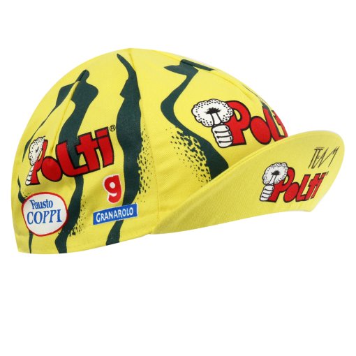Foto de Apis Gorra Ciclismo Profesional Estilo Retro - POLTI VAPORELLA 1994